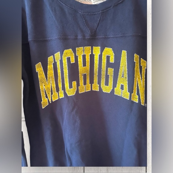 Women Gameday Couture Michigan Wolverines Long Sweater Dress Blue Size Small NWT - Picture 3 of 7